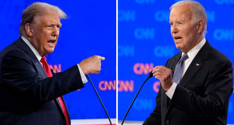 Trump sacó cinco puntos de ventaja a Biden en la última encuesta nacional de CBS 1 Trump-Biden