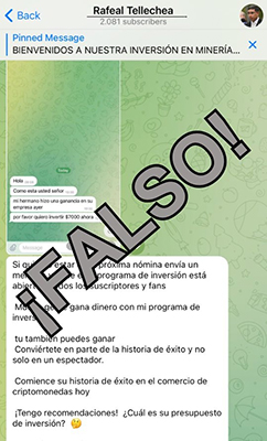 pdvsa denuncia creacion de cuentas falsas en telegram