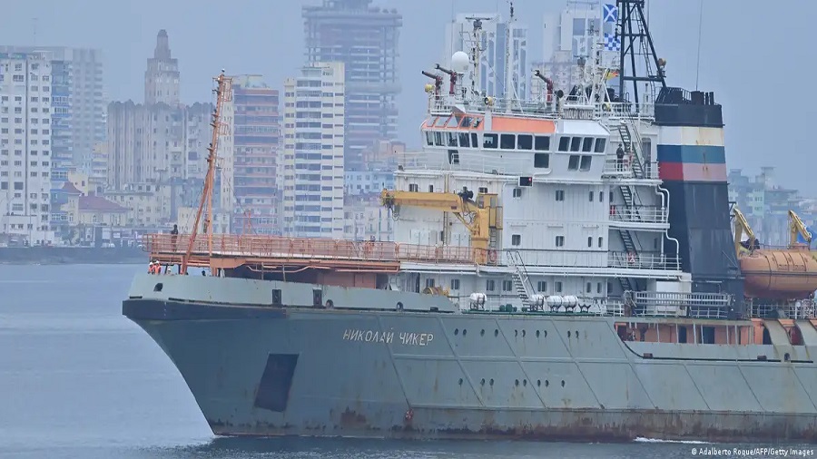 Destacamento naval ruso con submarino nuclear llegó a Cuba 2 remolcador de salvamento parte del destacamento naval ruso que visita cuba afp 23290