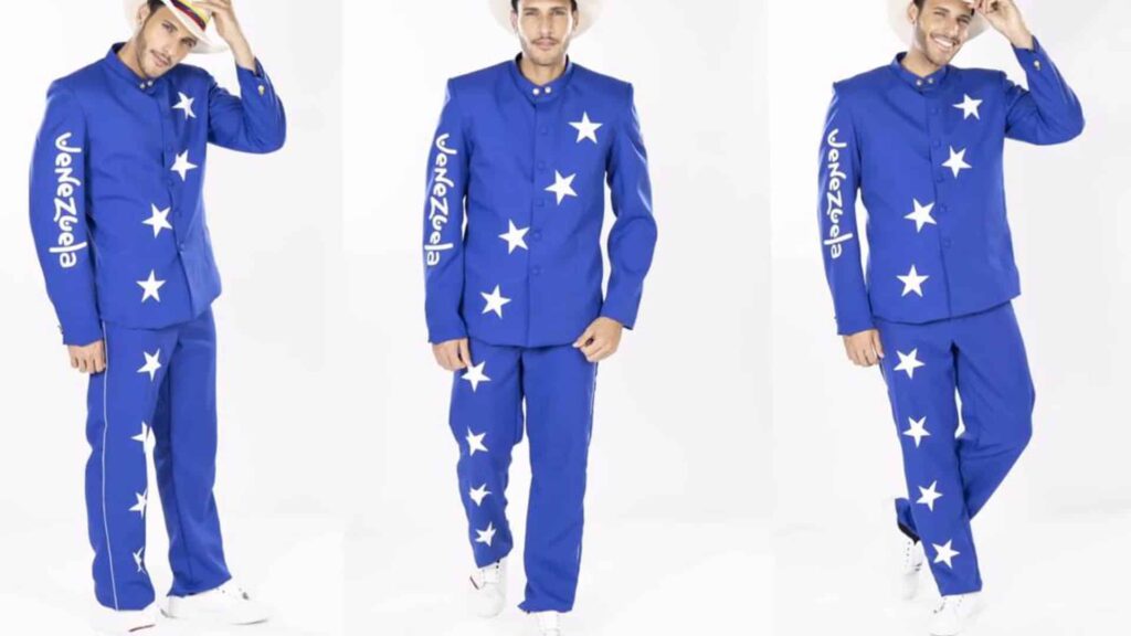 Pura elegancia para los atletas venezolanos en París 2024 3 Asi sera el uniforme de gala de Venezuela para la apertura de los Juegos Olimpicos de Paris 2024 4