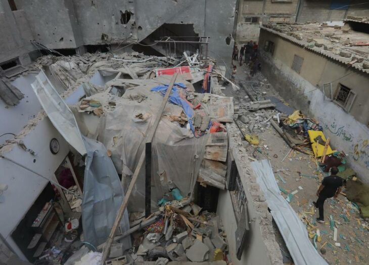 16 muertos y 75 heridos en bombardeo israelí a una escuela en la Franja de Gaza 2 Atque en escuela de Gaza