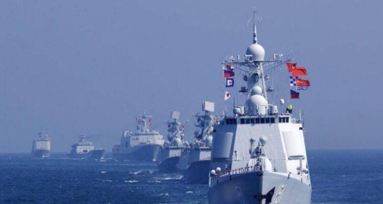 China y Rusia iniciaron ejercicios navales con fuego real en el mar de China Meridional 1 China