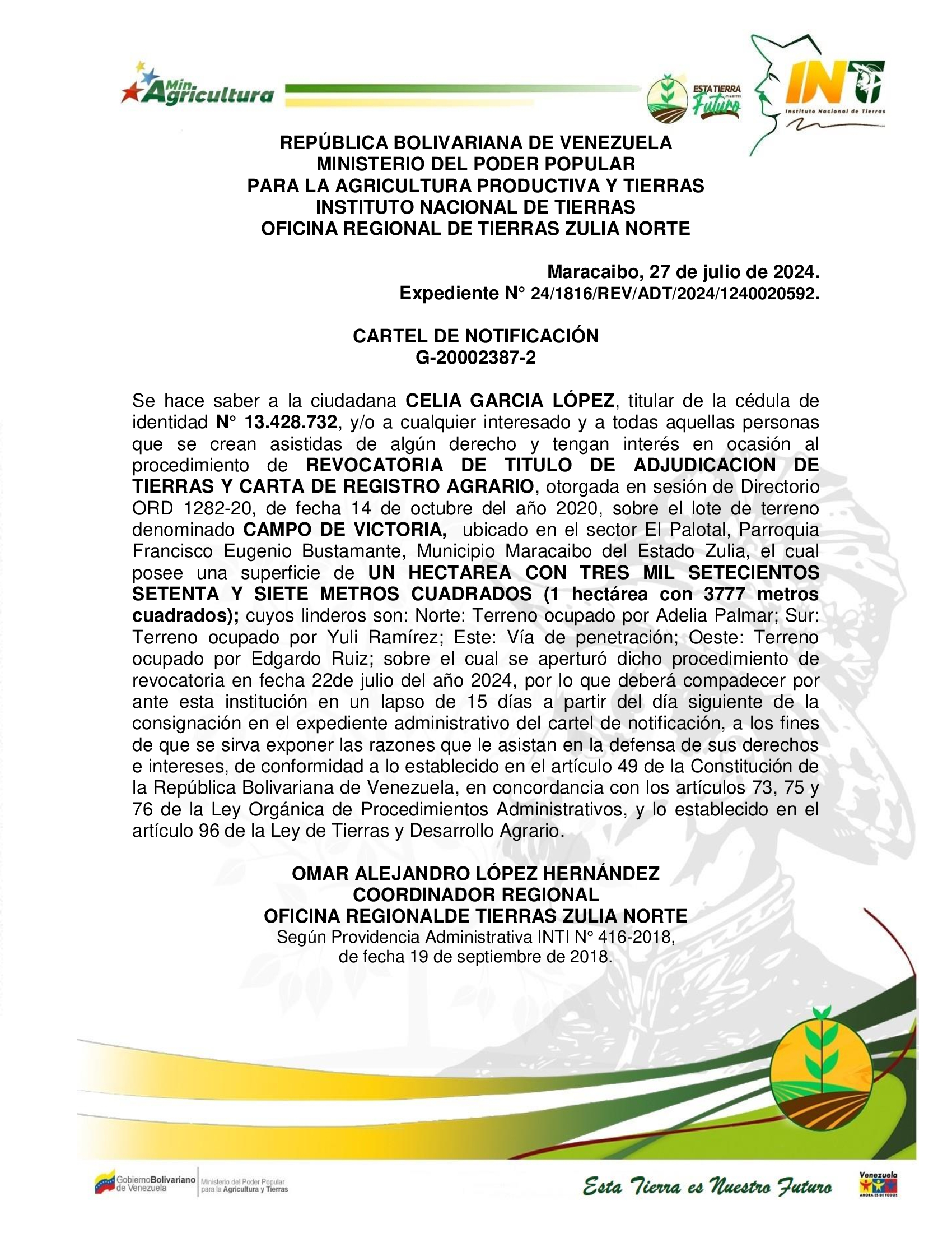 CARTEL CAMPO DE VICTORIA