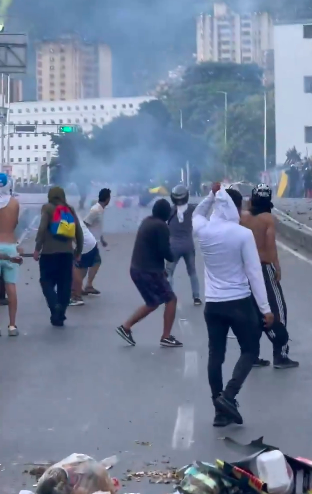 Arrancaron las protestas en diversos puntos de Caracas y algunas ciudades del país. Zulia en calma 3 Captura de pantalla 2024 07 29 a las 7.31.35 p. m