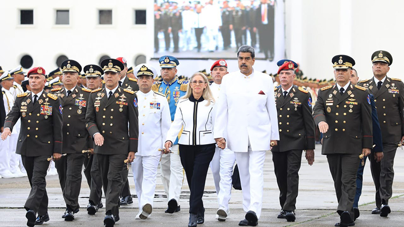 Presidente lidero Ascenso Conjunto de la Fuerza Armada Nacional Bolivariana