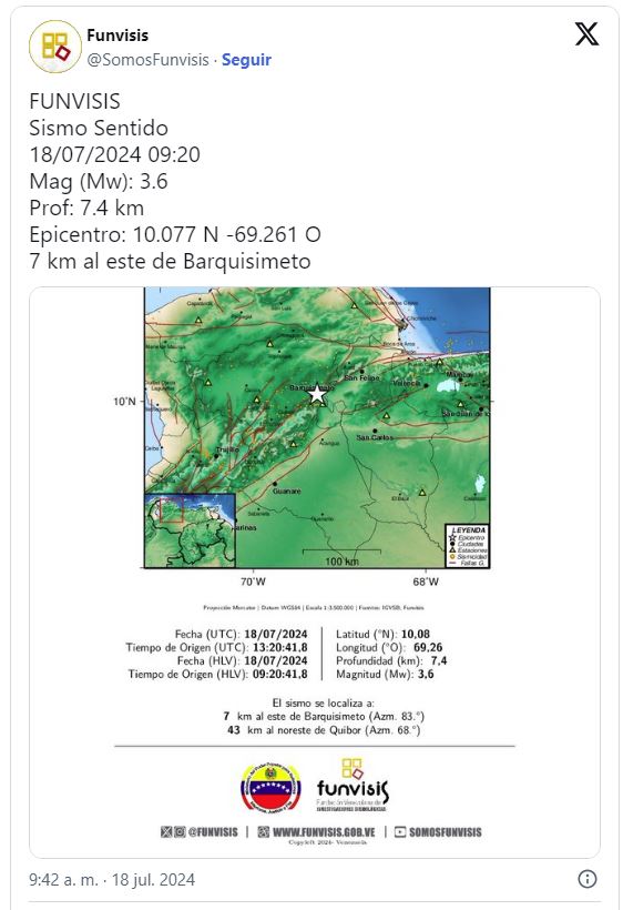 Sismo Lara