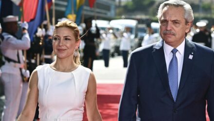 Alberto Fernández y su ex Fabiola Yáñez