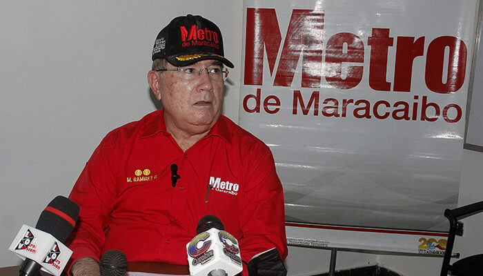 Miguel Ramírez González, presidente del Metro de Maracaibo.