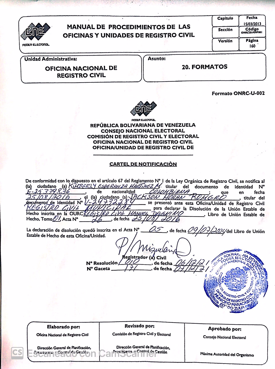 Registro municipal