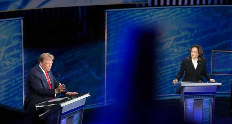 Trump arremetió contra migrantes y Harris lo acusó de usar retórica desgastada 1 Debate