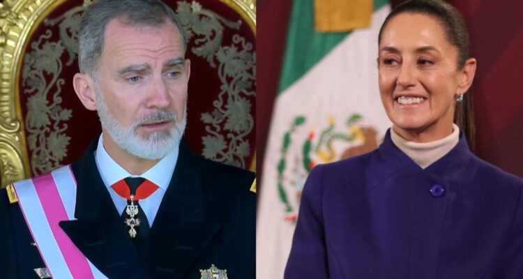 España envió protesta formal a México por exclusión de Felipe VI en toma de posesión de Claudia Sheinbaum 1 Rey Felipe- Sheinbaum
