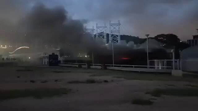 Ministro de Transporte denunció «acto de sabotaje» contra el ferrocarril de La Rinconada 2 Sabotaje estacion la Rinconada