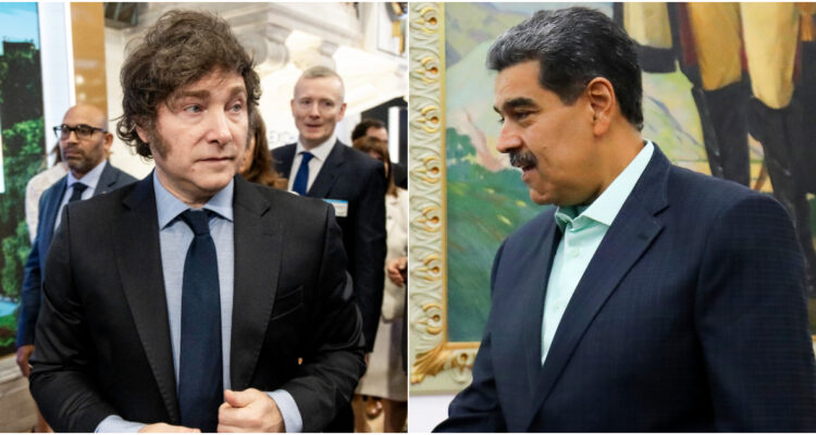 Argentina ordenó la captura del presidente Nicolás Maduro por presuntos crímenes de lesa humanidad 1 Milei vs Maduro