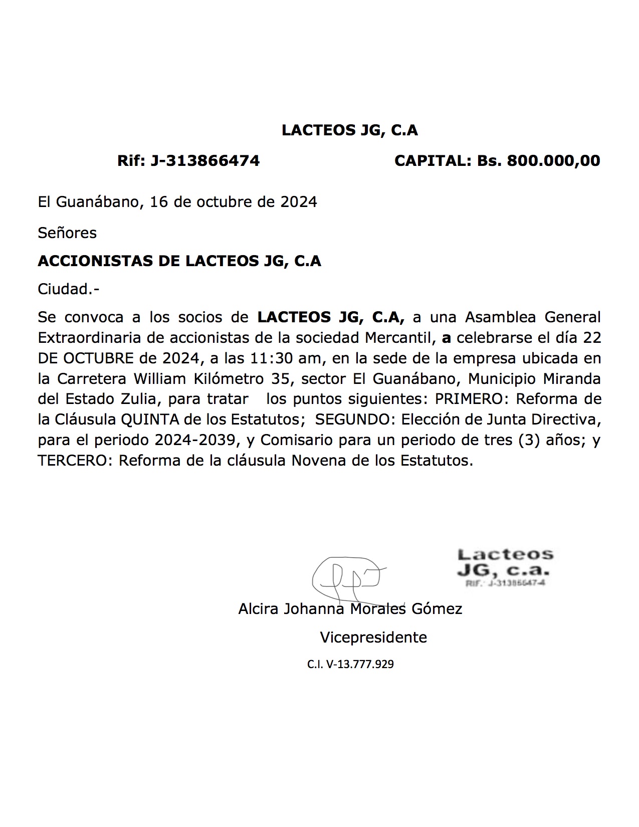Copia de Convocatoria LACTEOS JG