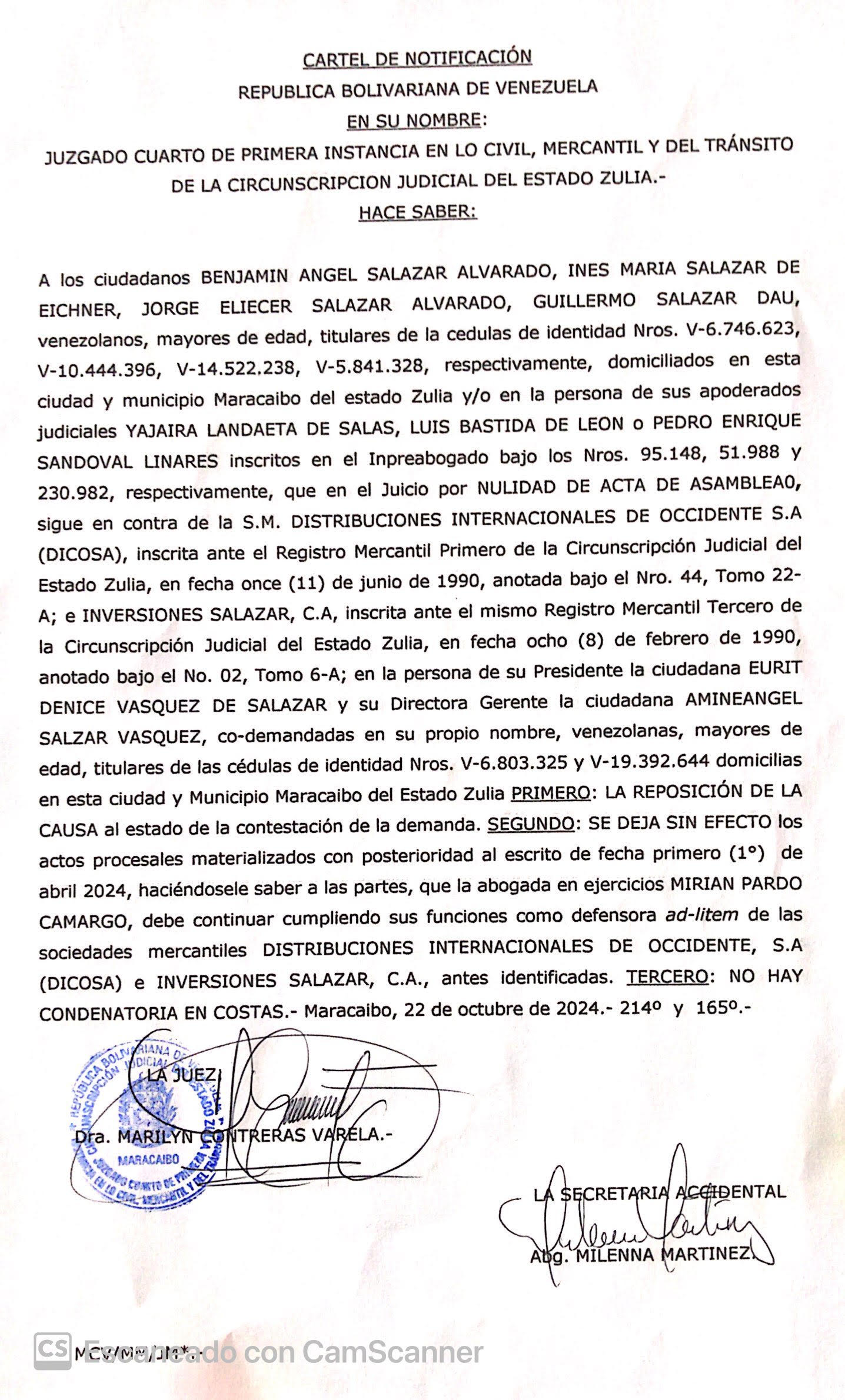 para hoy