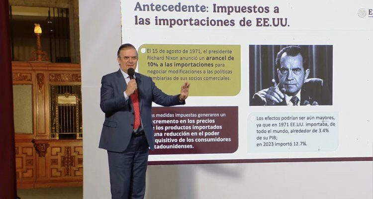 México advirtió de la pérdida de 400 mil empleos en EE. UU. por los aranceles de Trump 1 México