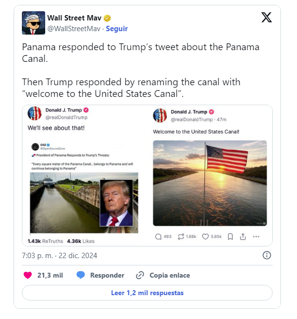 Panama responde a Trump