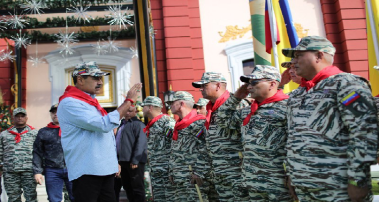Presidente Maduro juramentó a la Milicia como «cuerpo combatiente de la clase obrera» 1 Maduro