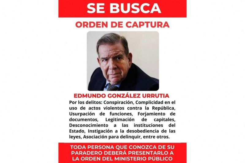 Cicpc ofrece 100.000 dólares por información sobre el paradero de Edmundo González 2 Edmundo recompensa