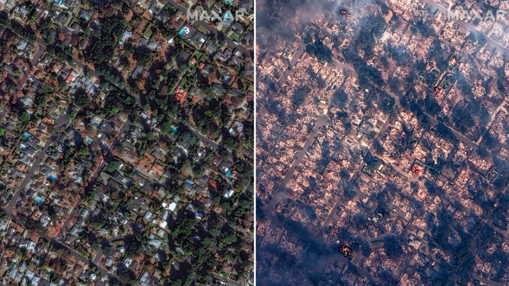 El antes y después de los catastróficos incendios en el sur de California 3 677fabb4e9ff71413548f57a
