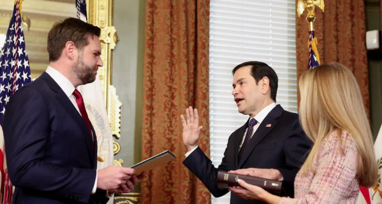 Así se estrenó Marcos Rubio...EE. UU. suspendió ayuda internacional en el mundo 1 Marco Rubio