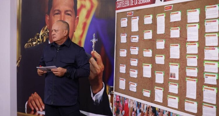 Diosdado Cabello confirmó la detención de Enrique Márquez y lo vinculó con un agente del FBI y un presunto golpe de Estado 1 DiosdadoCabelloRondon090125 1