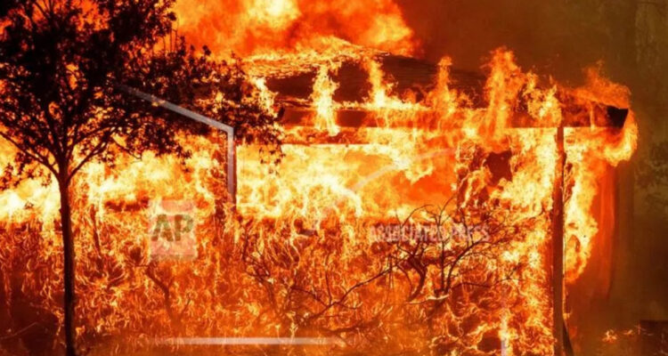 Videos infernales de los incendios fuera de control en Los Ángeles 1 Incendio en Los Ángeles
