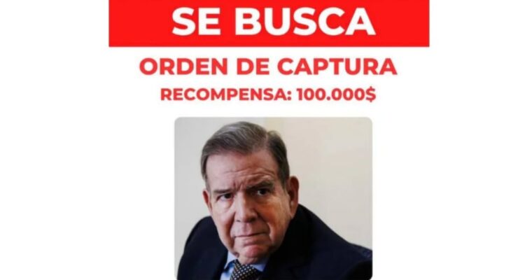 Cicpc ofrece 100.000 dólares por información sobre el paradero de Edmundo González 1 MLSNJQFTIRAUJKQQW6I6JAG3JA