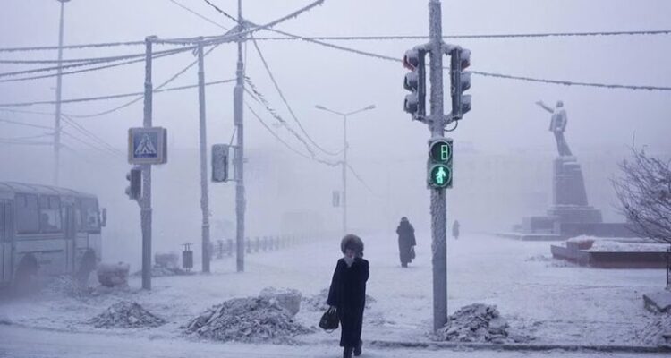 Rusia registró la temperatura más baja en todo el planeta 1 Rusia