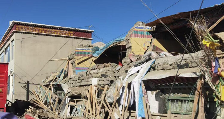 Potente sismo en el Tibet chino dejó al menos 95 fallecidos 1 Sismo en el Tibet
