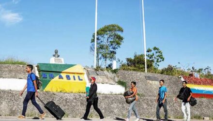 venezolanos en brasil