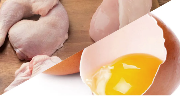 Consumo de huevo y carne de pollo