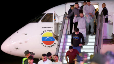 Venezolanos deportados de USA