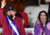 Ortega y su esposa Rosario Murillo
