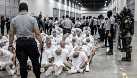 Venezolanos detenidos en El Salvador
