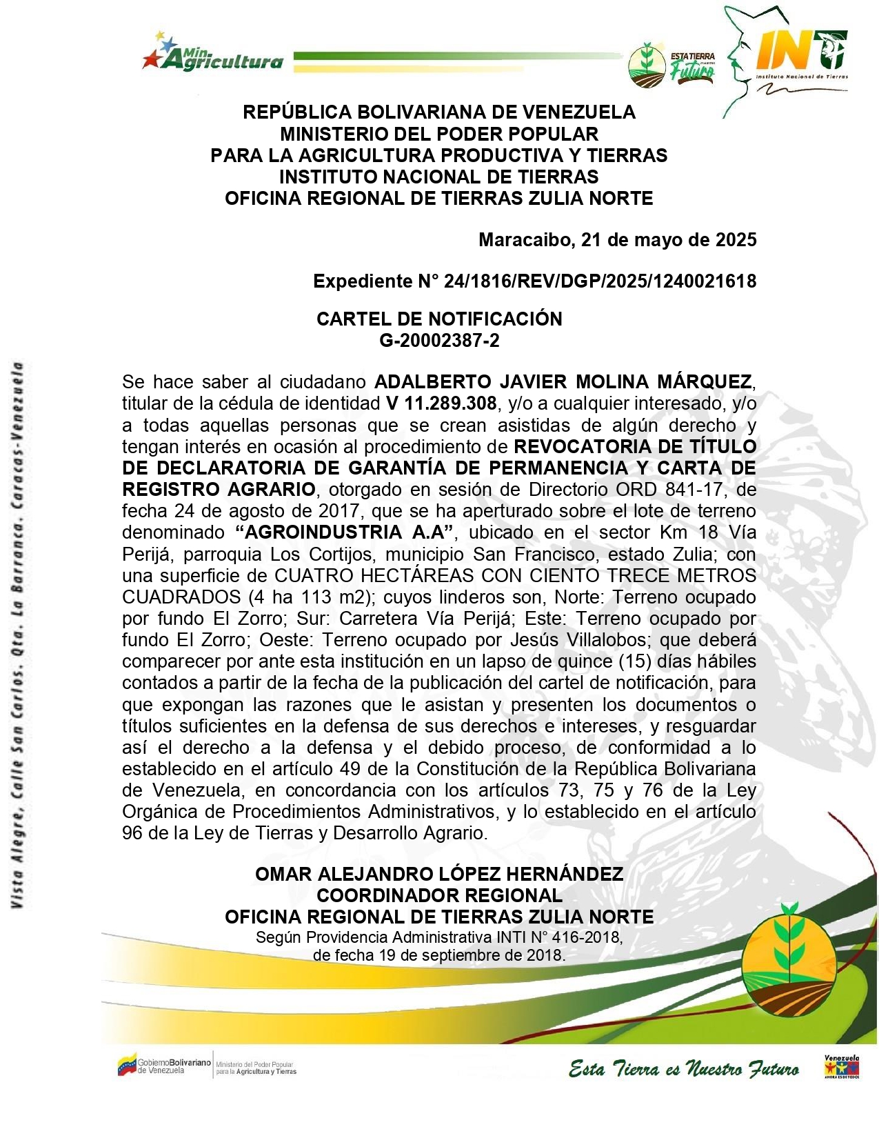 AGROINDUSTRIA AA