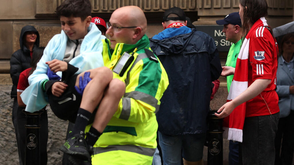 Accidente en Liverpool