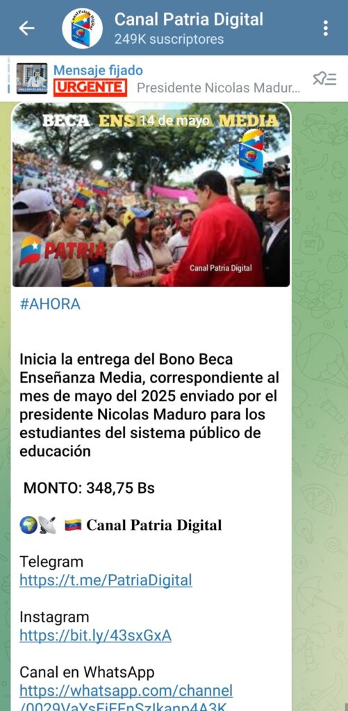 BonoBecaEnsenanzaMediaMayo2025