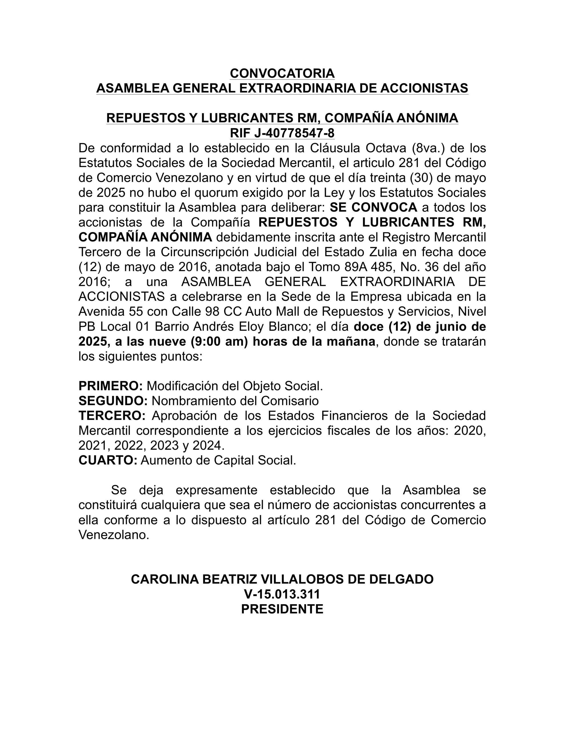 CONVOCATORIA REPUESTOS Y LUBRICANTES RM CA 2dejunio scaled
