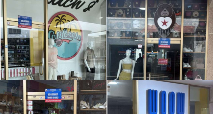 Comercios allanados
