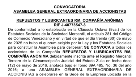 Lubricantes 2 de junio