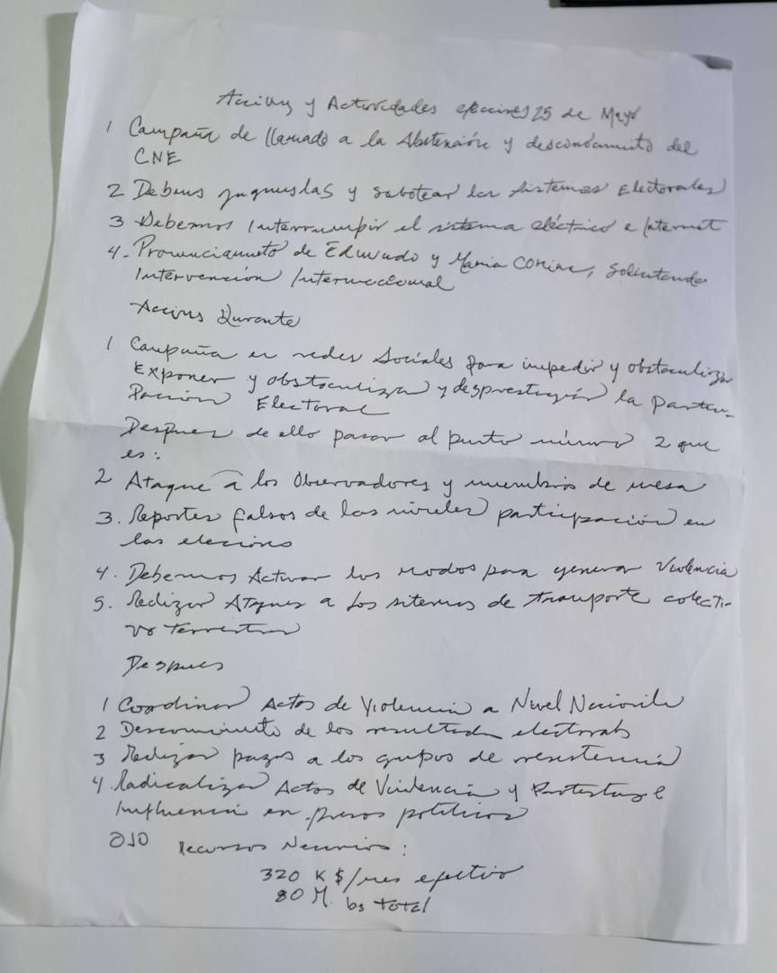 Revelaron «notas subversivas» presuntamente del puño y letra de Juan Pablo Guanipa (Ampliada) 2 WhatsApp Image 2025 05 28 at 4.17.42 PM