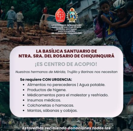 Basilica de Chiquinquira para donaciones
