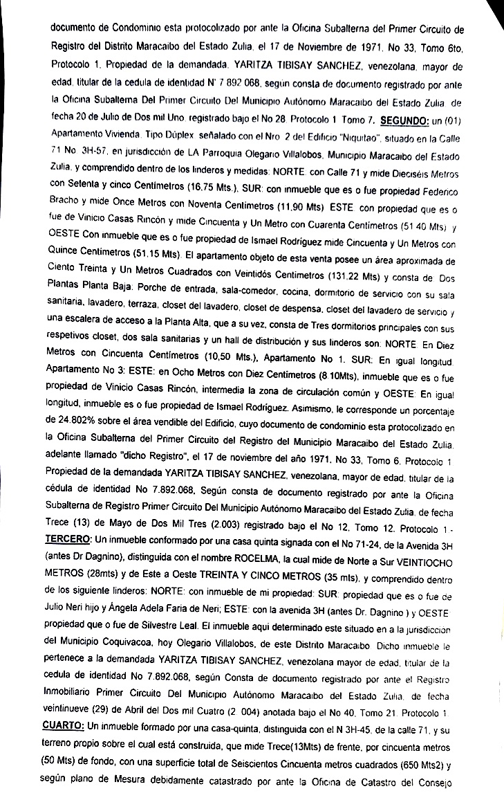 1era. Publicación del Cartel de Notificación a Yaritza Tibisay Sánchez sobre Proceso de Remate en el juicio por Cobro de Bolívares (por vía ejecutiva) 2 CARTEL DE REMATE2