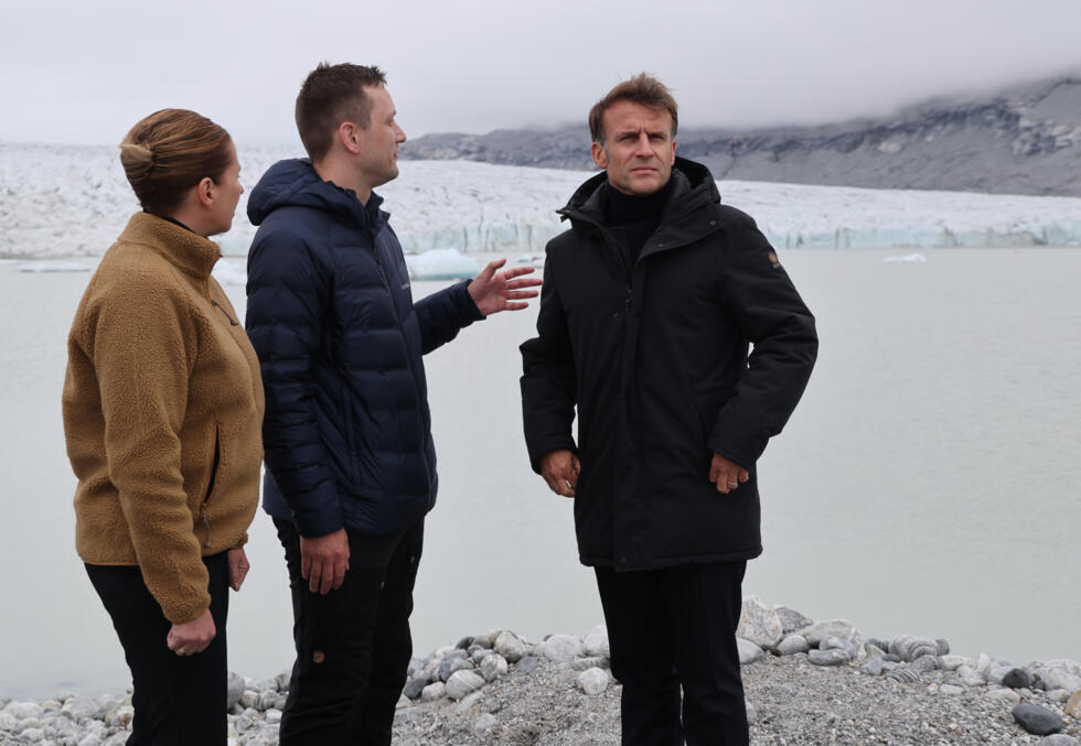 Macron en Groenlandia