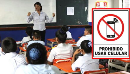 Prohibido usar celulares