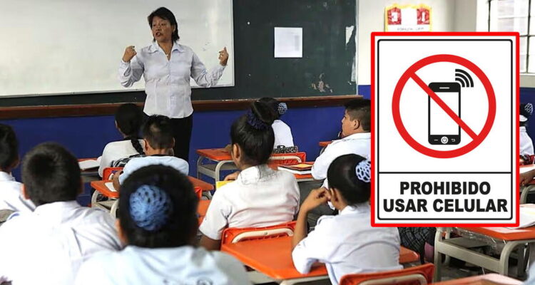 Perú oficializó una ley que regula el uso de celulares en todos los colegios del país 1 Prohibido usar celulares
