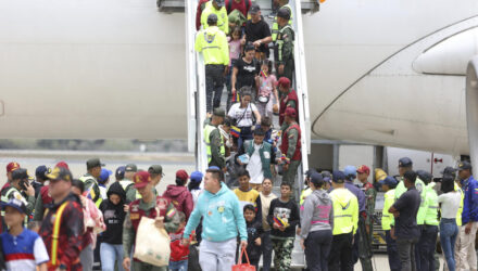 Venezolanos deportados