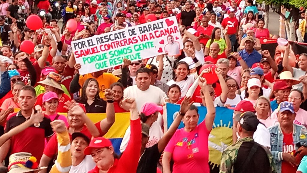 Baralt: Samuel Contreras culminó su campaña con una multitudinaria marcha en Mene Grande 4 1001620864