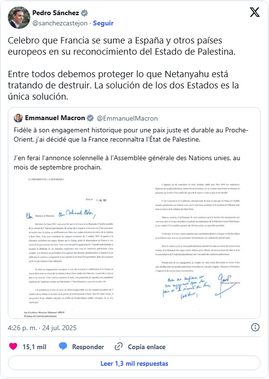 Francia reconocerá oficialmente a Palestina como Estado 4 Espanaa